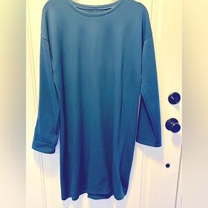 Eileen Fisher Deep Blue dress with 3/4 sleeves